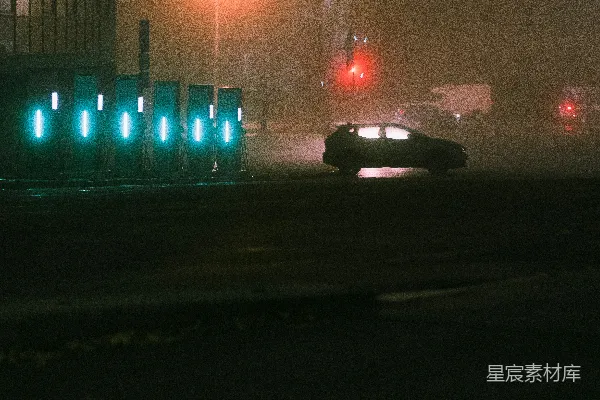 高清摄影 夜色中的城市角落