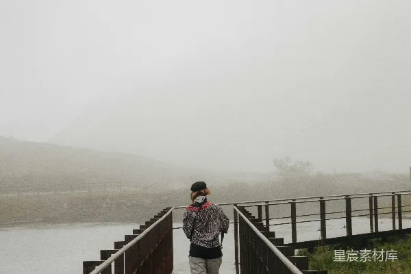 高清摄影 雾中漫步