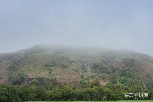 高清摄影 雾中青山