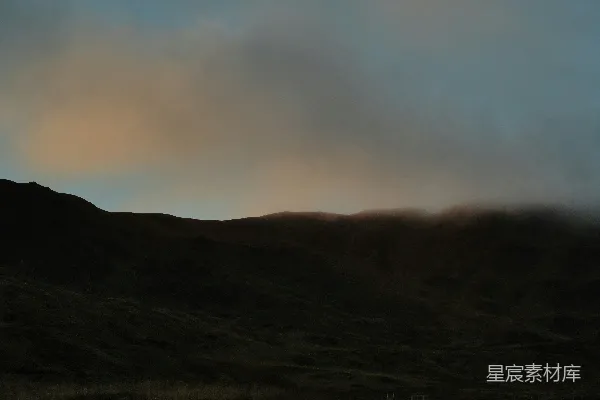 高清摄影 黄昏山景