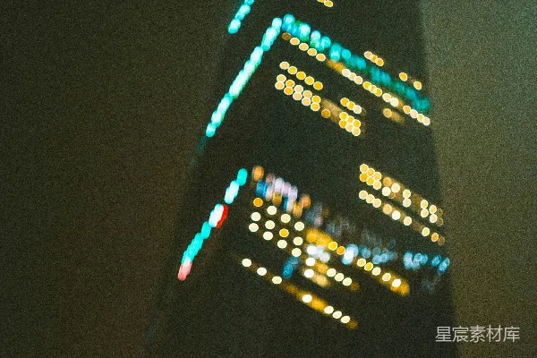 高清摄影 光绘圣诞树