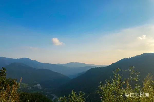 高清摄影 山间晨曦
