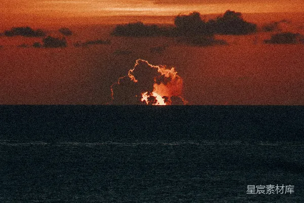 高清摄影 海边的日落