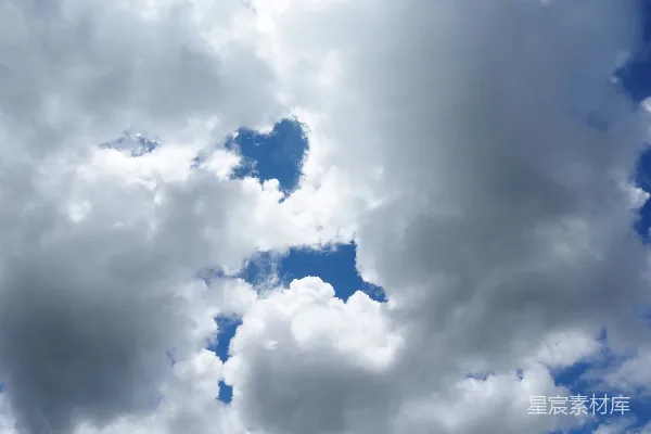高清摄影 天空中的云彩形状