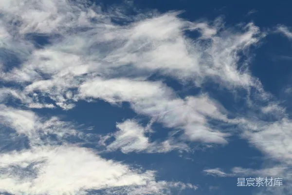 高清摄影 蓝天白云的自然美景