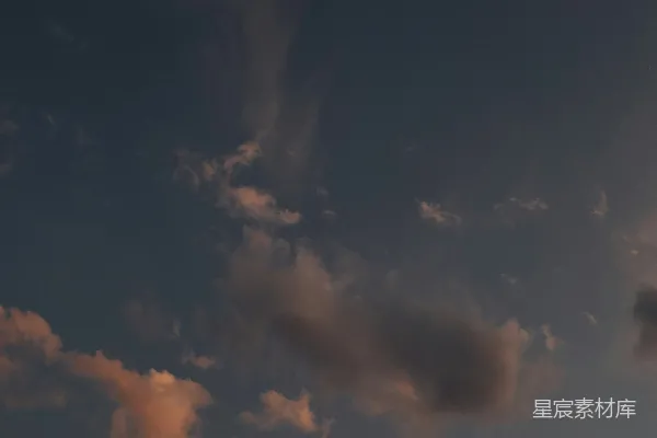 高清摄影 黄昏时分的云彩
