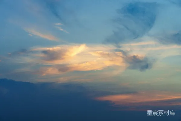 高清摄影 日落时分的天空