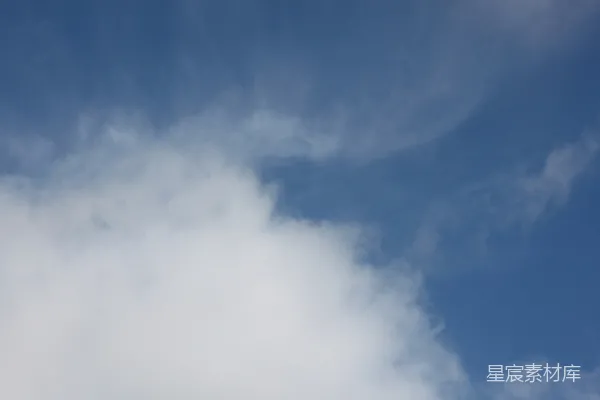 高清摄影 蓝天白云下的自然美景