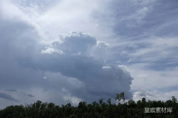 高清摄影 天空中的云层