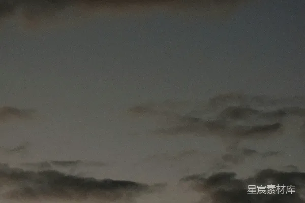 高清摄影 黄昏时分的云海