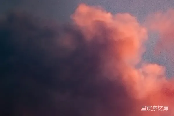 高清摄影 夕阳下的云彩