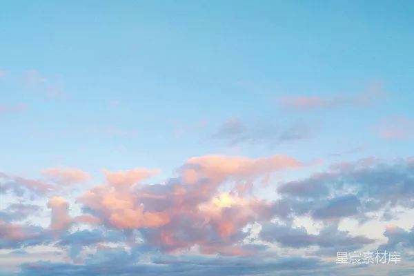 高清摄影 夕阳下的天空