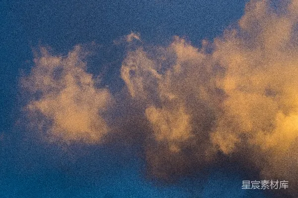 高清摄影 夕阳余晖映云彩