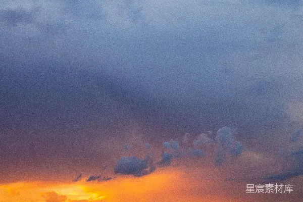 高清摄影 夕阳下的云海
