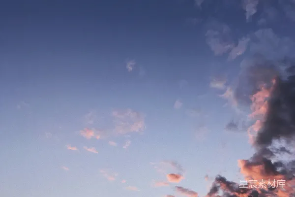 高清摄影 日落时分的天空