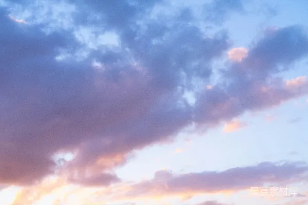 高清摄影 日落时分的天空