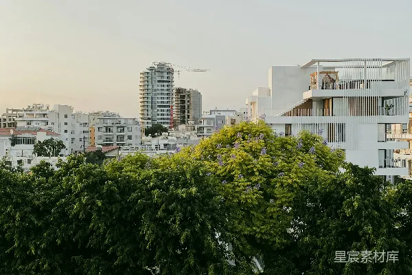高清摄影 城市与自然的和谐共处