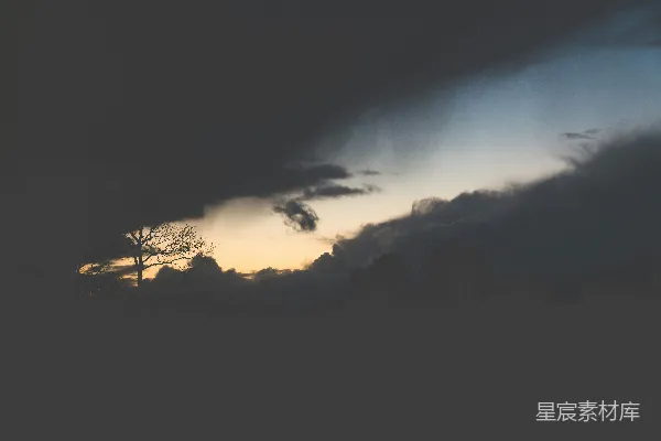 高清摄影 黄昏的天空