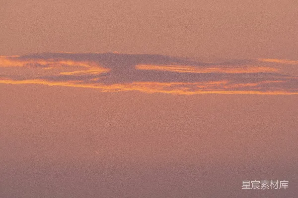高清摄影 夕阳映红天际的宁静时刻