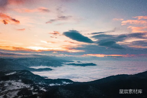 高清摄影 云海日出