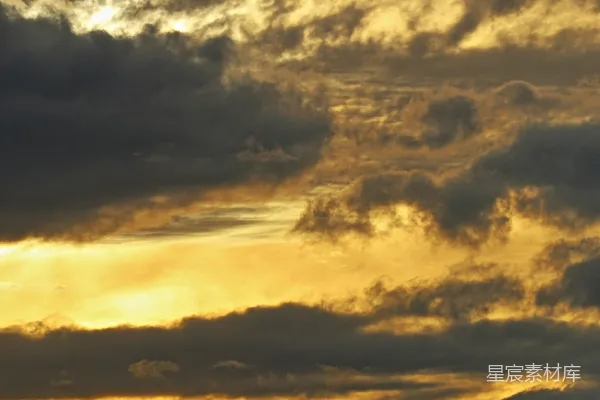 高清摄影 日落时分的云彩