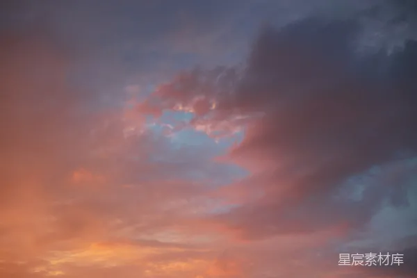 高清摄影 黄昏时分的天空