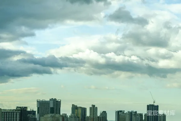 高清摄影 城市与天空的交响曲