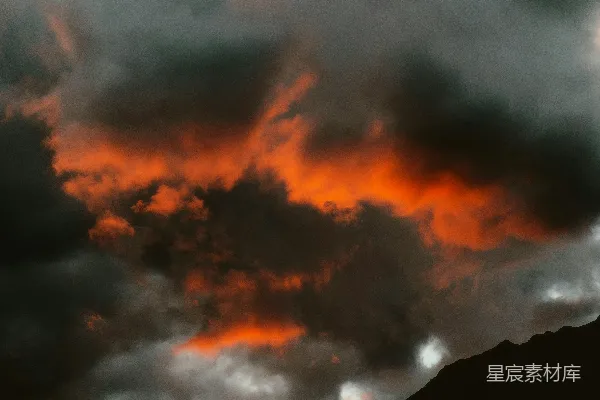 高清摄影 炽热的火山爆发