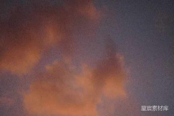 高清摄影 夕阳下的云彩