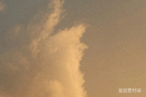 高清摄影 夕阳下的云彩轮廓
