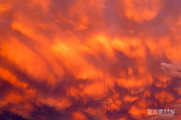 高清摄影 燃烧的云彩