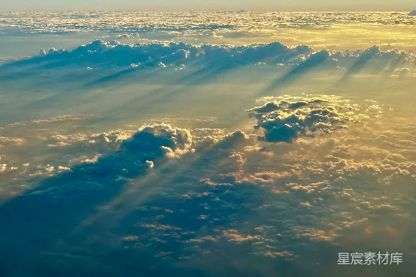 高清摄影 云海日出，天际之光