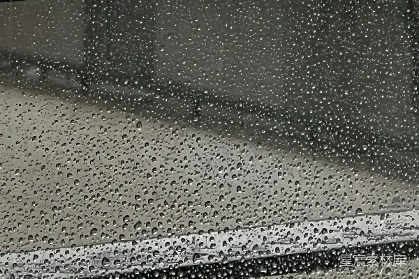 高清摄影 雨滴中的夜晚