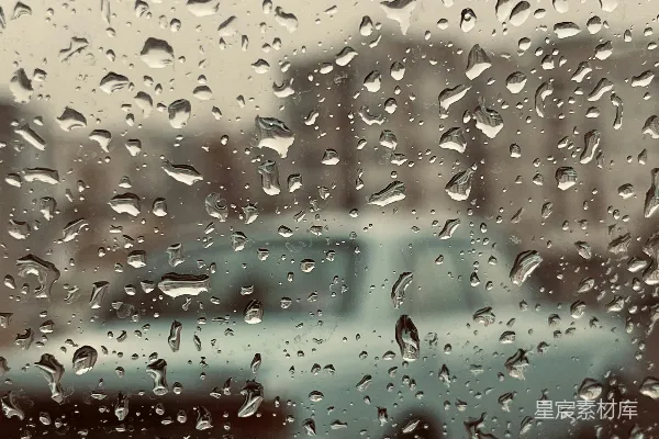 高清摄影 雨中的窗户