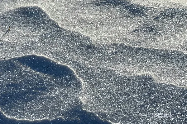 高清摄影 雪地纹理自然图案