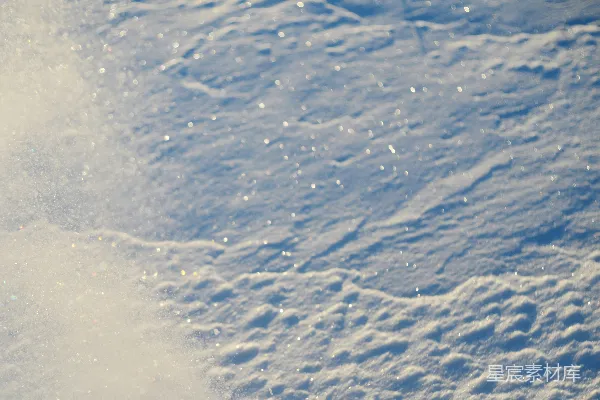 高清摄影 阳光下的雪地纹理