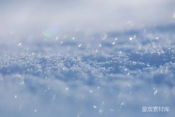 高清摄影 阳光下的雪地