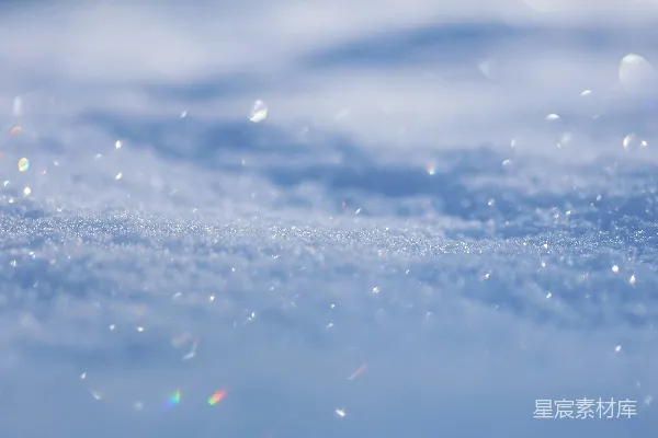 高清摄影 阳光下的雪地闪亮景