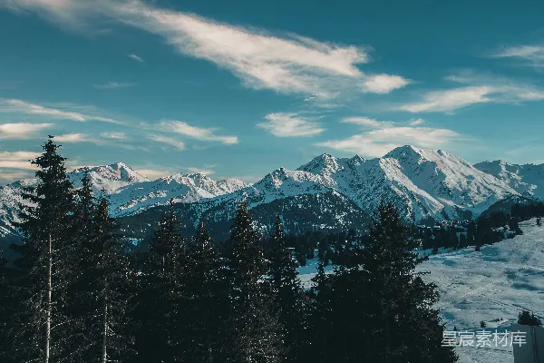 高清摄影 冬日山景