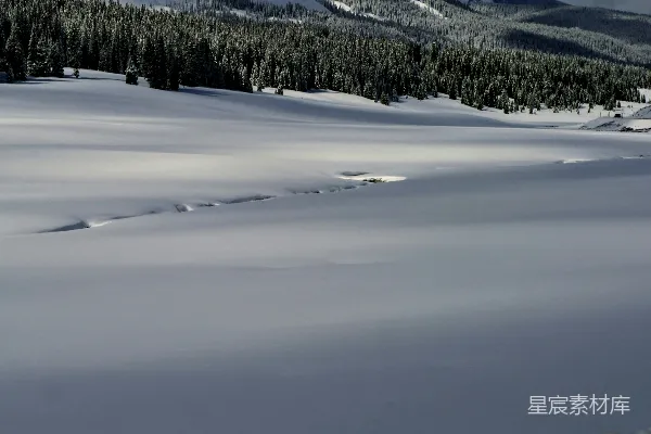 高清摄影 雪地风景