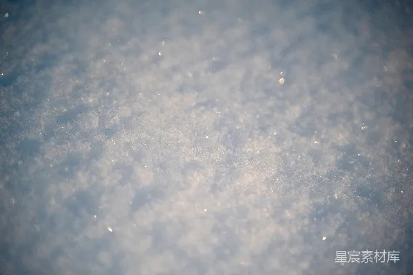 高清摄影 雪地上的光斑
