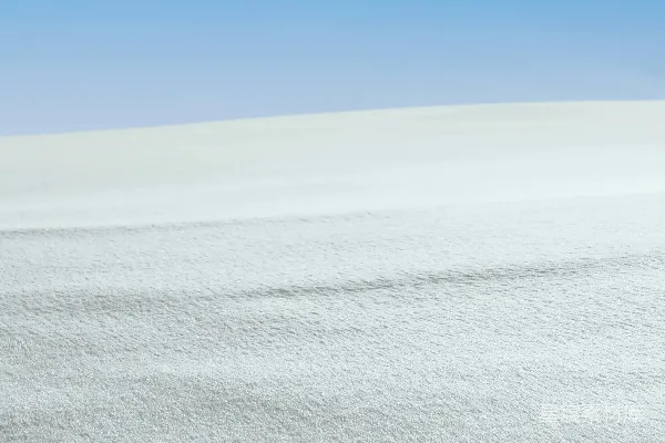 高清摄影 纯净的雪地