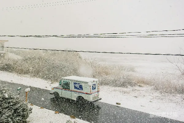 高清摄影 雪中邮车