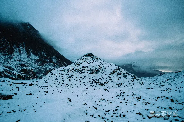 高清摄影 冬日雪山