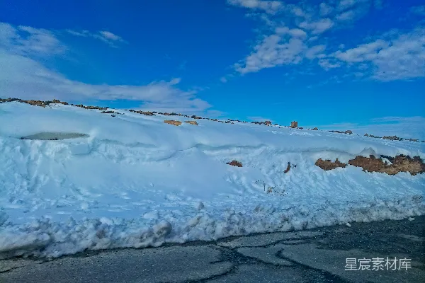 高清摄影 积雪覆盖的荒野