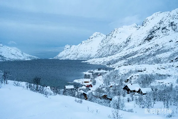 高清摄影 冬日挪威峡湾景色