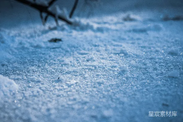 高清摄影 冬日雪地的细腻纹理