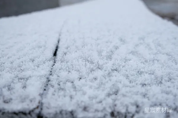 高清摄影 冬日的雪地纹理