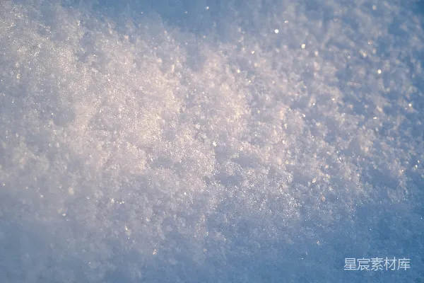 高清摄影 阳光下的雪花