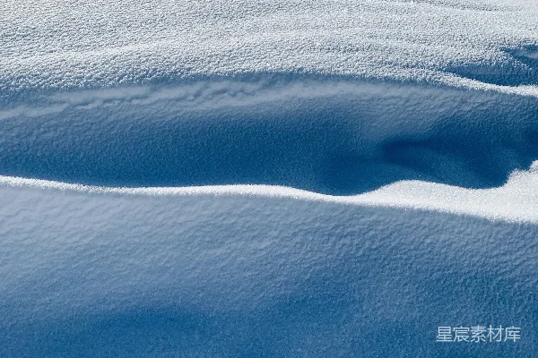 高清摄影 雪地光影